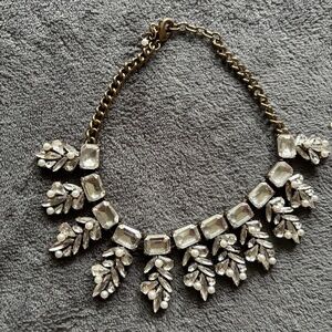 Express Grecian pearl
And glass cocktail jewelry necklace